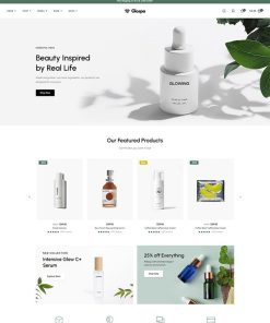 Website template for TXR2945 spa and beauty institute.