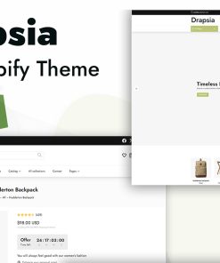 Drapsia - Minimilistic Fashion Shopify Theme