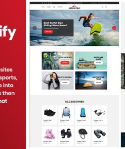 Shopify Adventure Sports Theme